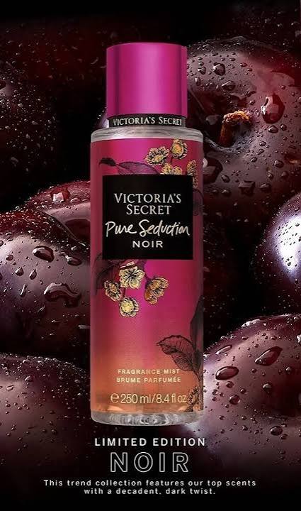 بادی اسپلش اماراتی ویکتوریا سکرت مدل پور سدکشن نویر(PURE SEDUCTIN NOIR) 250ML