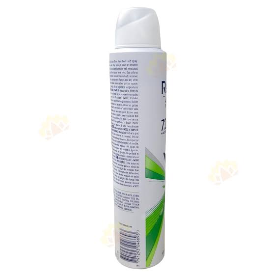 اسپری ضد تعریق رکسونا 72 ساعته مدل Aloe Vera حجم 200 میل