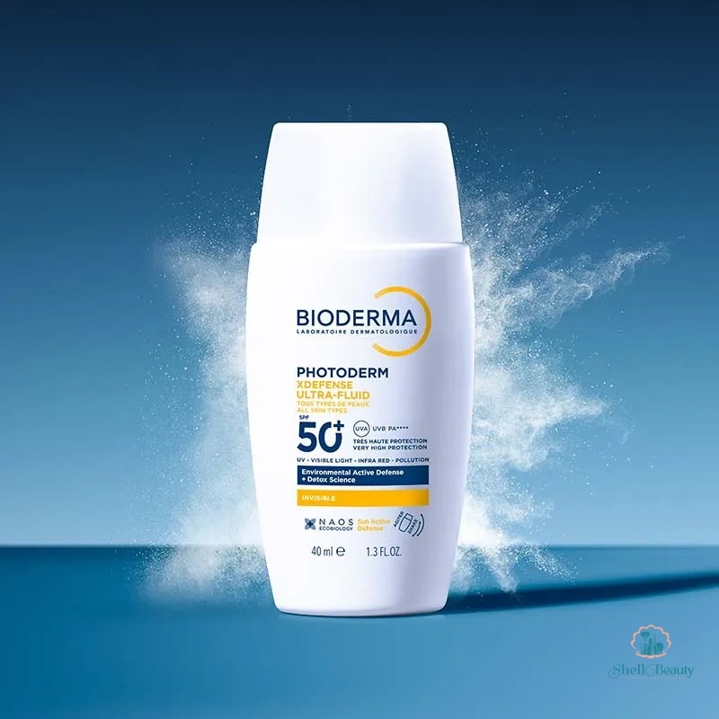ضد آفتاب بی رنگ اولترا فلوئید بایودرما XDEFENSE حاوی +SPF50