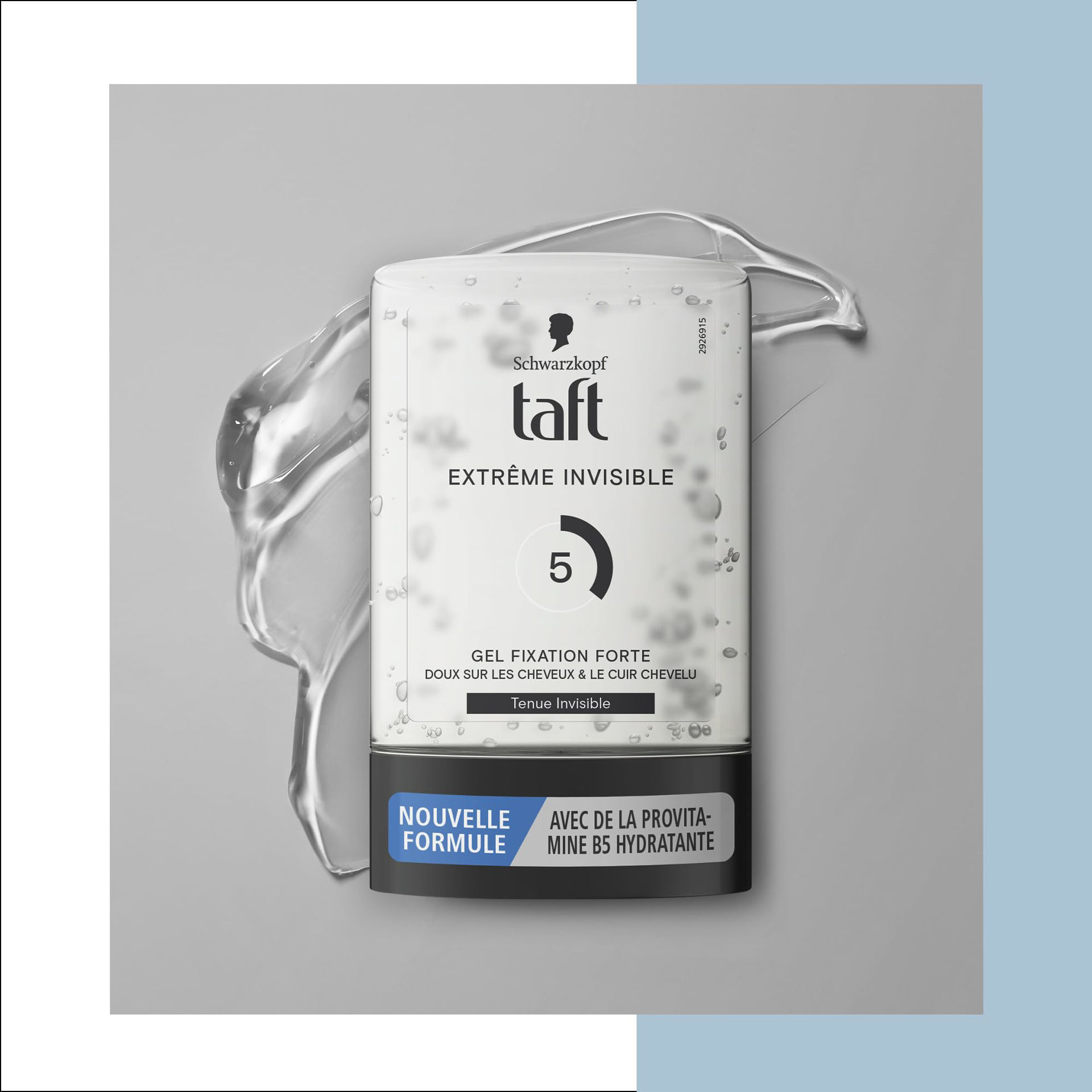 ژل حالت دهنده مو اکستریم اینویزیبل 5 تافت Taft Extreme Invisible 5 Styling Gel 300Ml