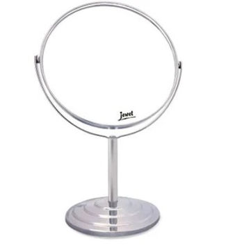 آینه آرایشی رومیزی بزرگ گرد 8 اینچی عدسی 5 برابری مدل GM-1418 جول Jewel