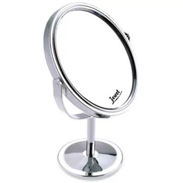 آینه آرایشی رومیزی بزرگ بیضی 5 اینچی عدسی 5 برابری مدل GM-1415 جول Jewel